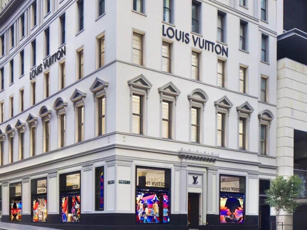 Louis Vuitton luxury shopping sydney